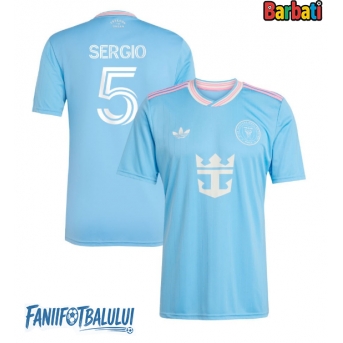 Inter Miami Sergio Busquets #5 Tricou Fotbal Replică 2025-26 Barbati Treilea